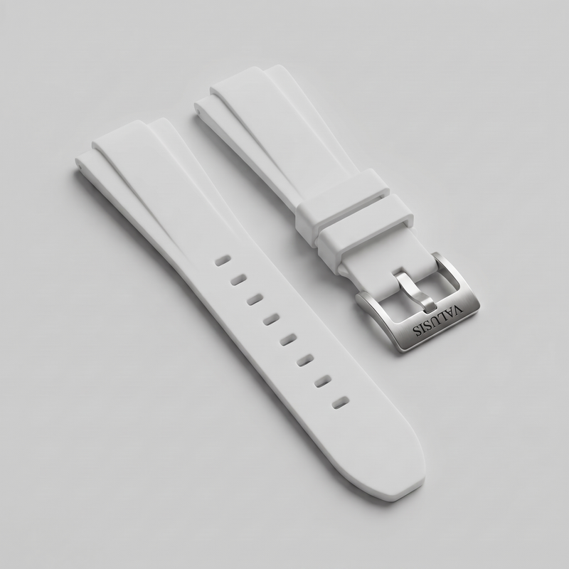 White Silicone Strap