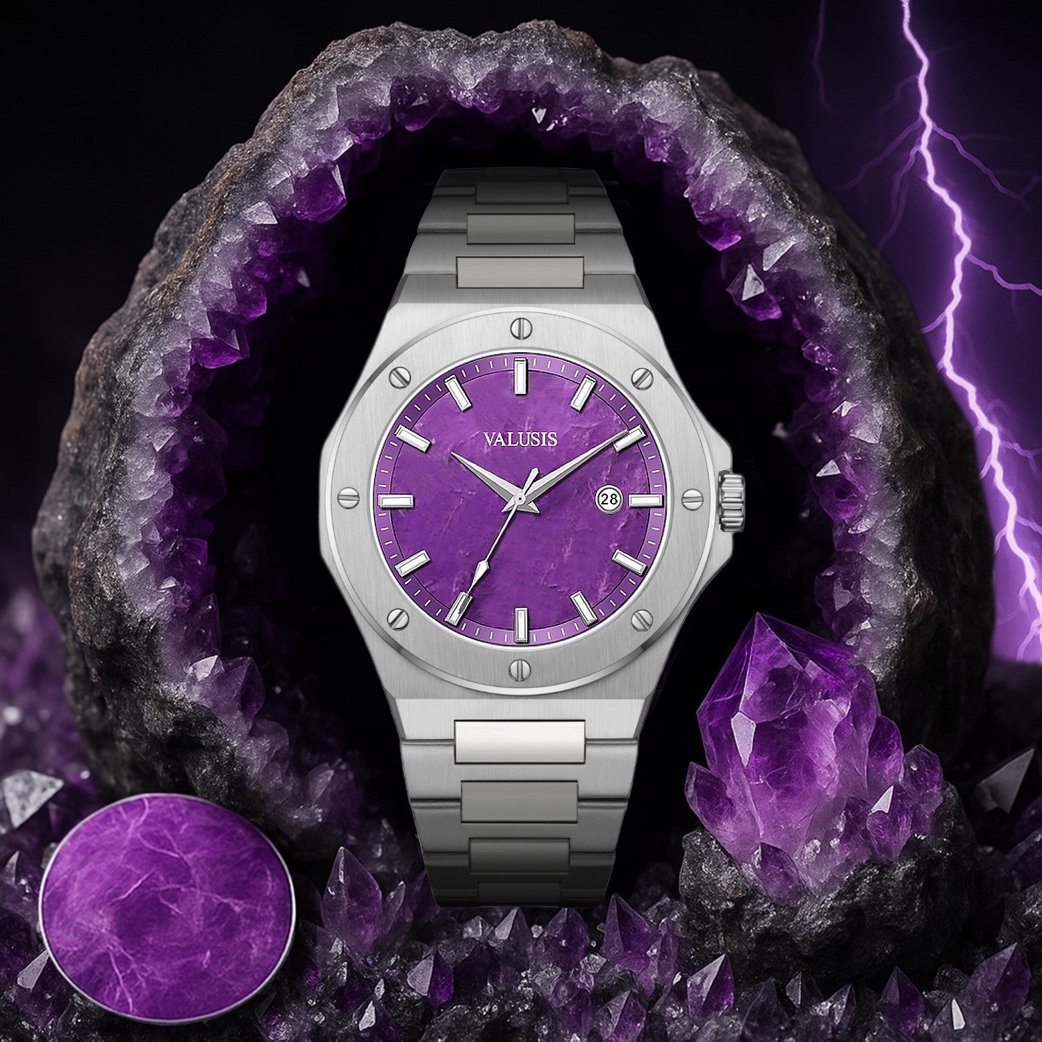 VALUSIS Lysium Amethyst 1/100 – Automatic Watch