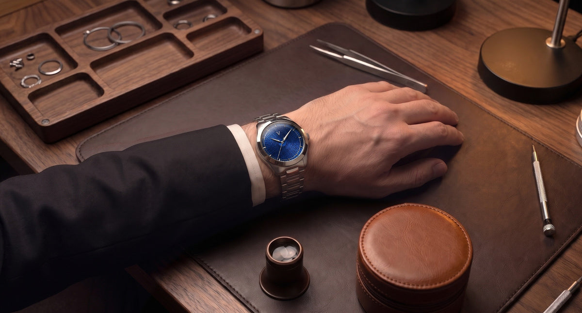 Velturion Watch wrist shot