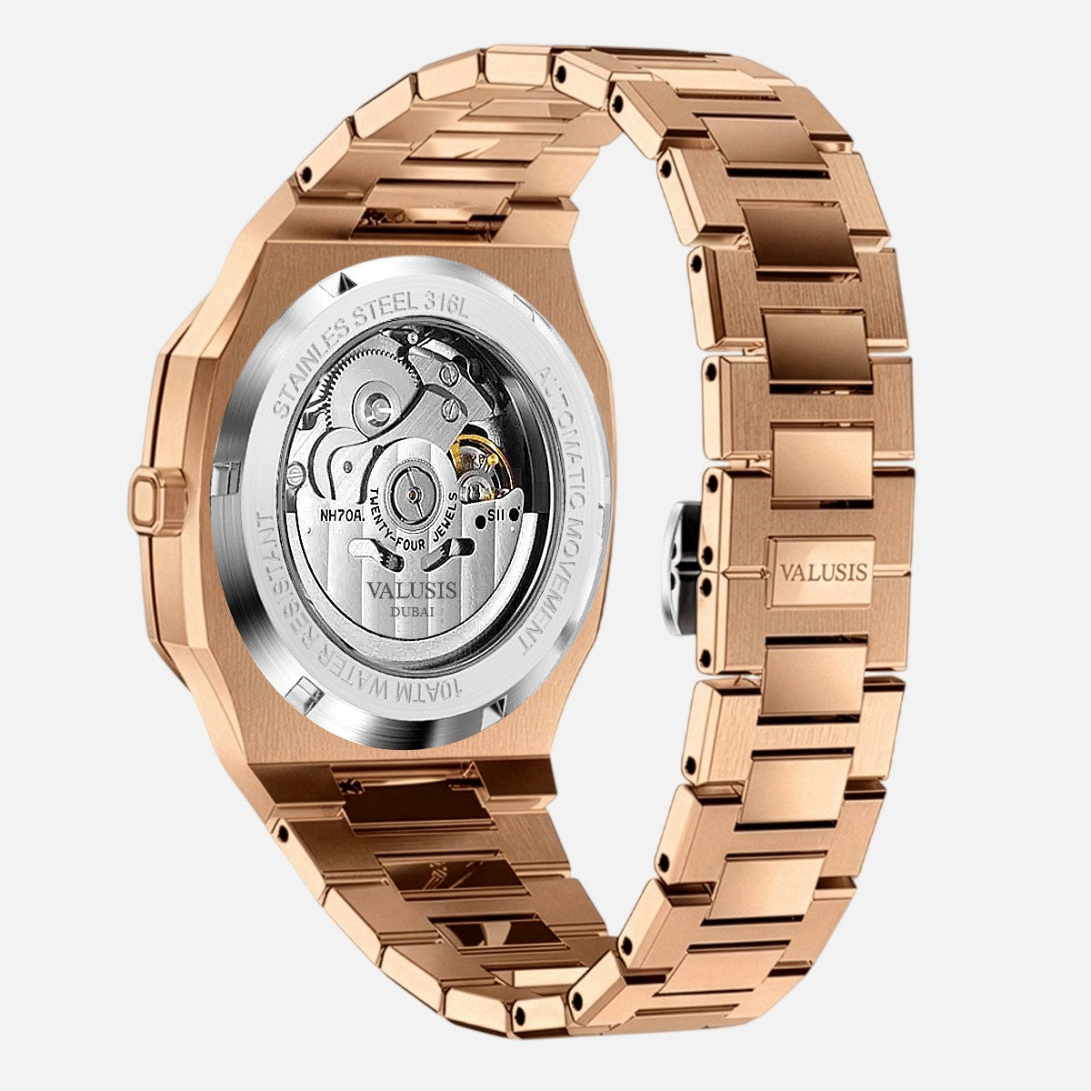 VALUSIS Volt Rose Gold Skeleton Ii – Watch Case Back