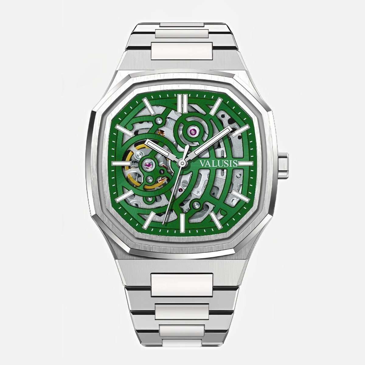 VALUSIS Volt Green Skeleton – Skeleton Dial Automatic Watch