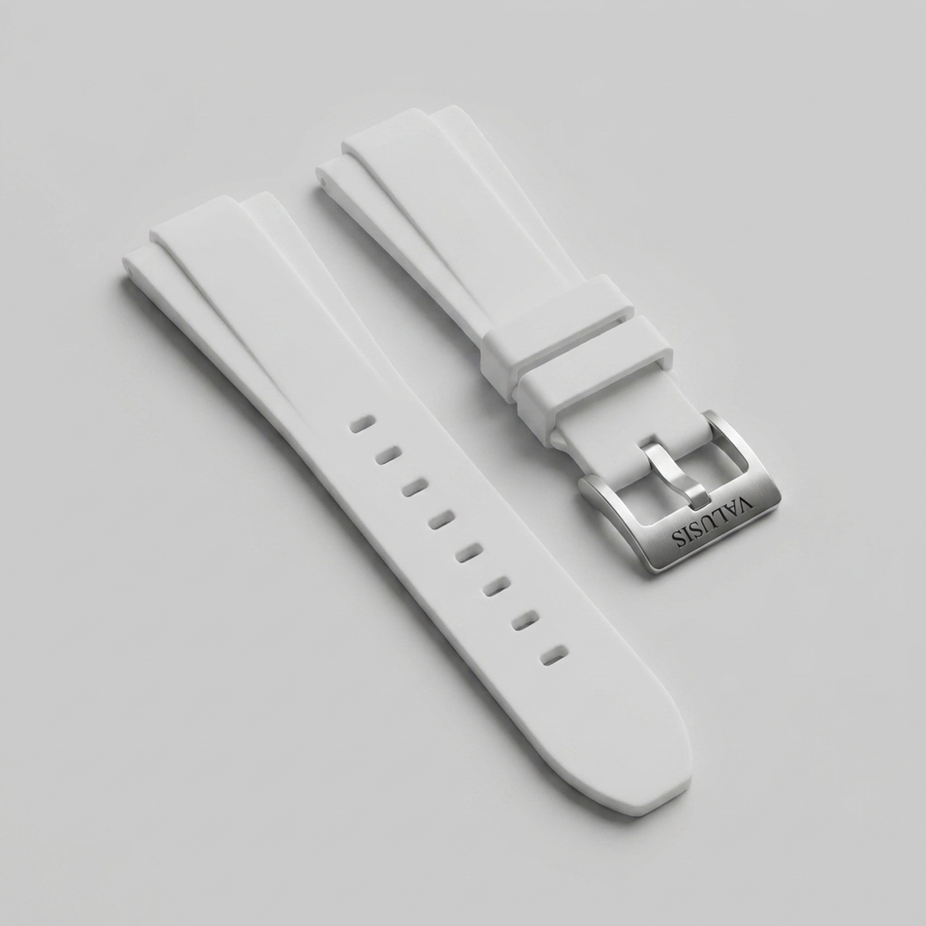 White Silicone Strap