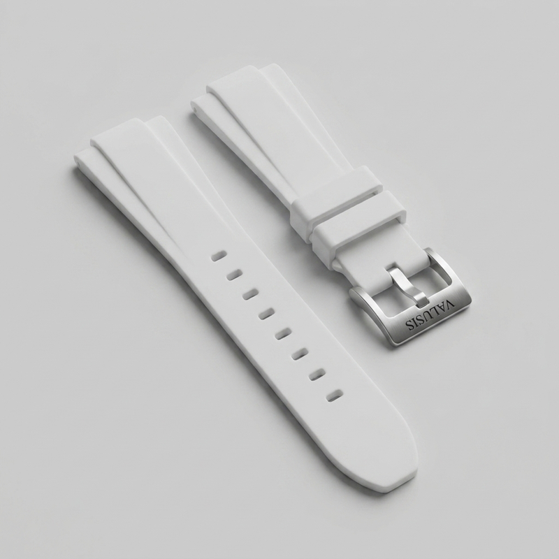 White Silicone Strap
