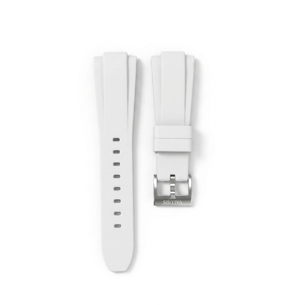 White Silicone Strap
