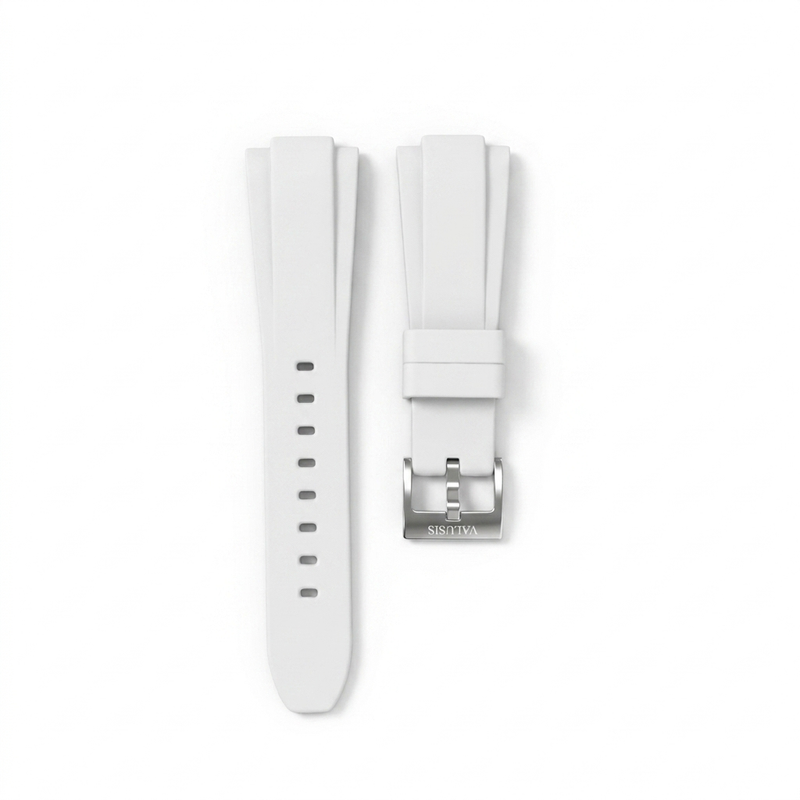 White Silicone Strap