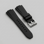 Black Silicone Strap