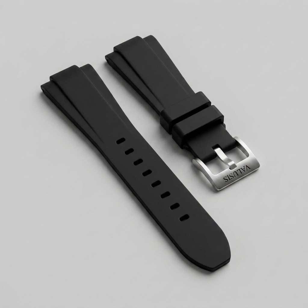 Black Silicone Strap