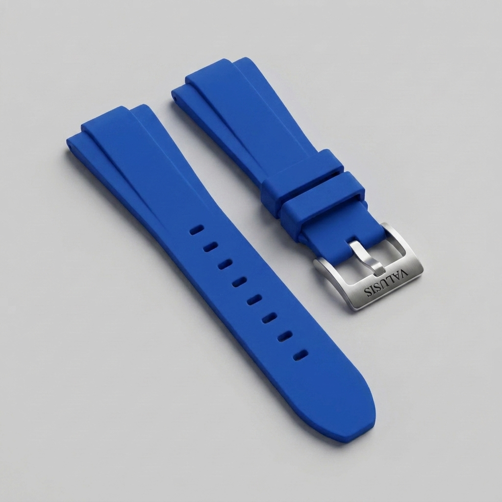 Blue Silicone Strap