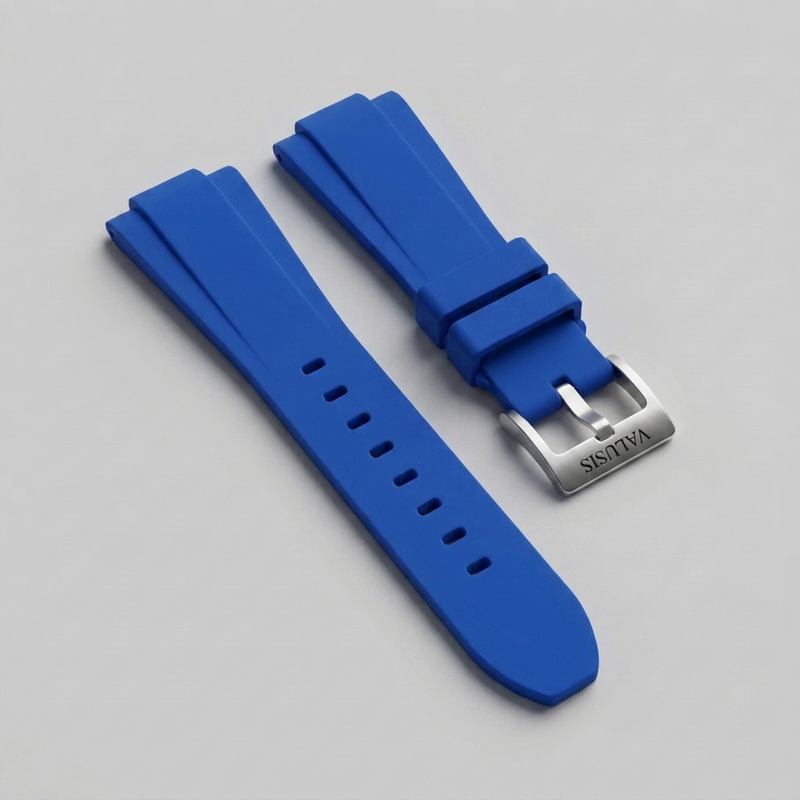 Blue Silicone Strap