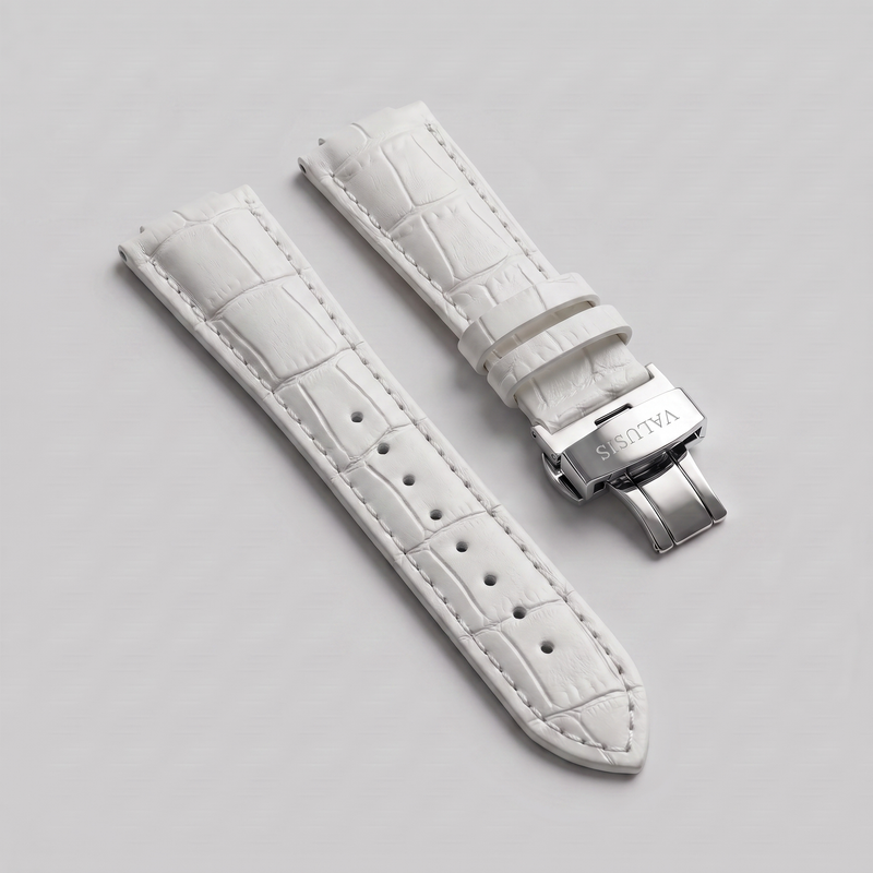 White Leather Strap