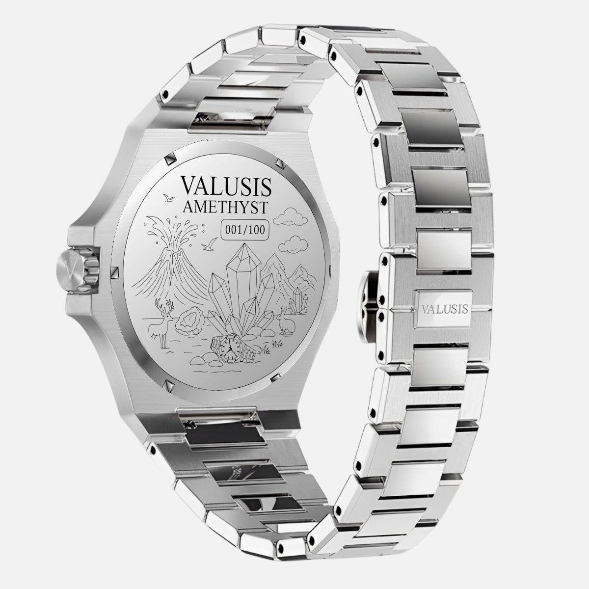 VALUSIS Lysium Amethyst 1/100 – Watch Case Back