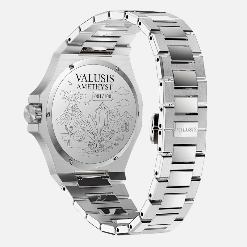 VALUSIS Lysium Amethyst 1/100 – Watch Case Back