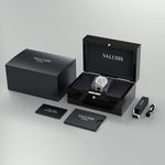 VALUSIS Volt White Skeleton – Luxury Watch Packaging Box Dubai