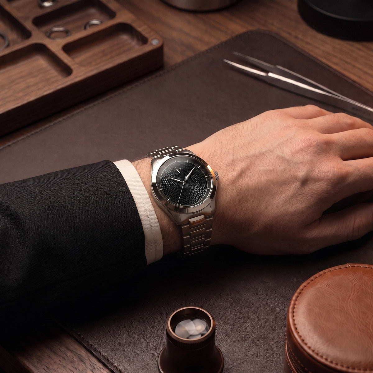 Velturion Watch wrist shot