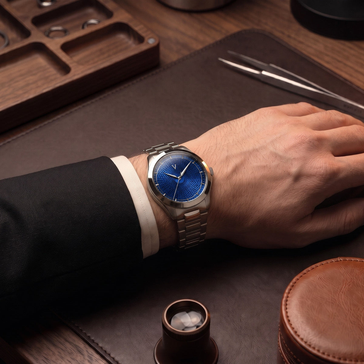 Velturion Watch wrist shot
