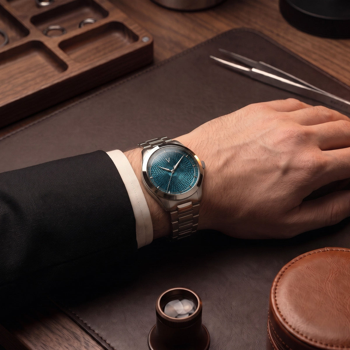 Velturion Watch wrist shot