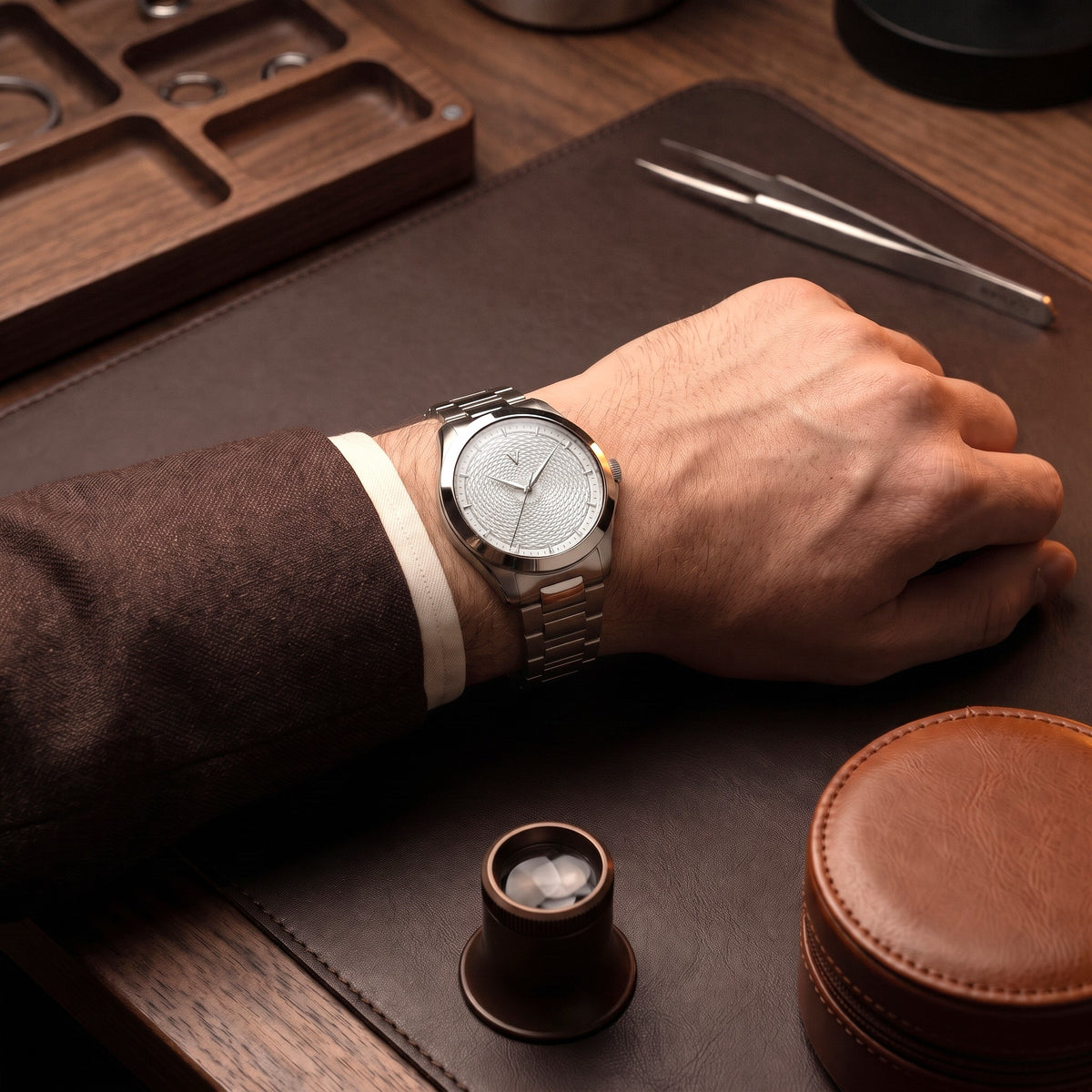 Velturion Watch wrist shot