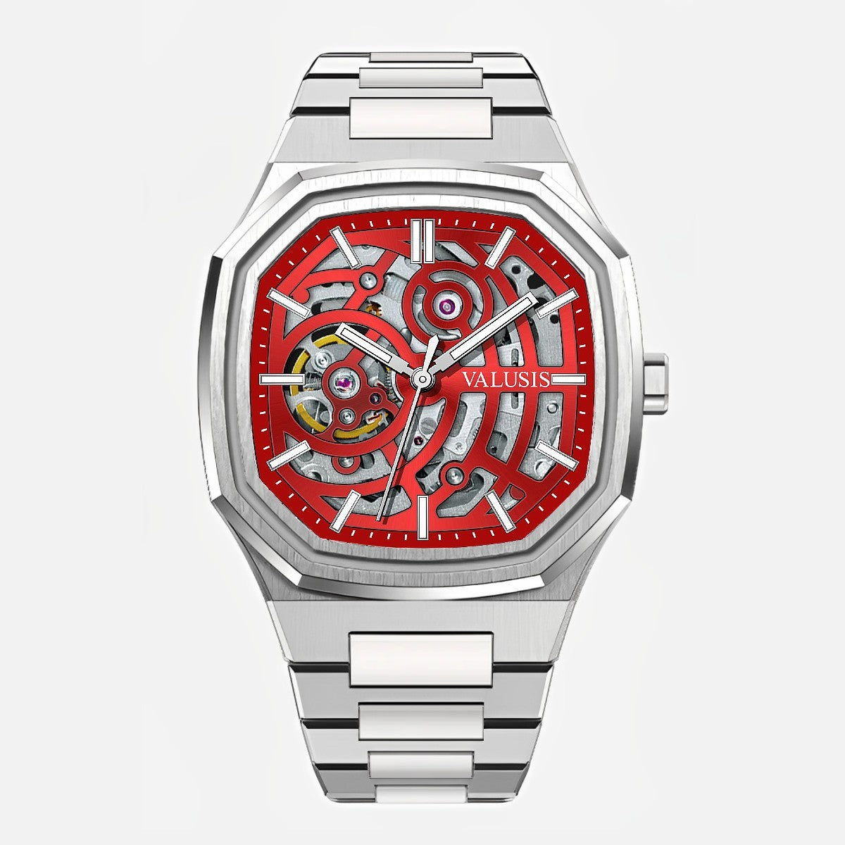 VALUSIS Volt Red Skeleton – Automatic Watch
