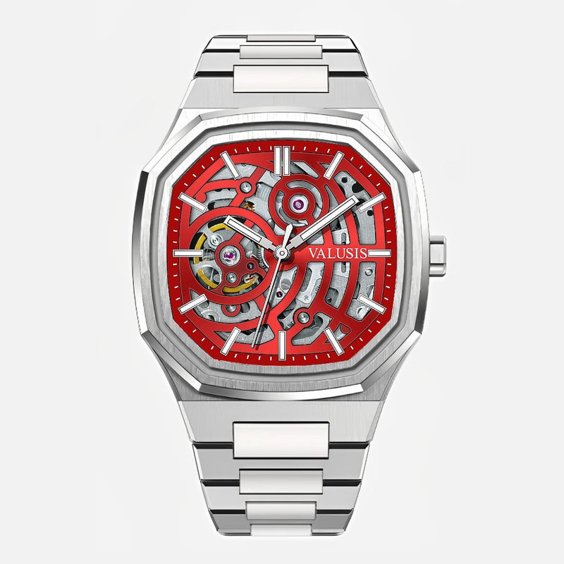VALUSIS Volt Red Skeleton – Automatic Watch