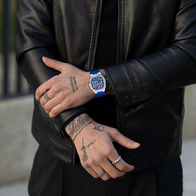 VALUSIS Volt Blue Skeleton – Skeleton Dial Automatic Watch