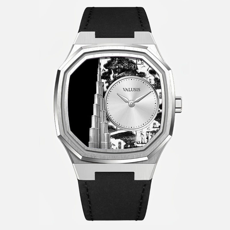 VALUSIS Volt 20th Anniversary Burj Khalifa 1/100 – Automatic Watch with Leather Strap